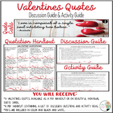 Valentines Quotes - No Prep Analysis and Activities