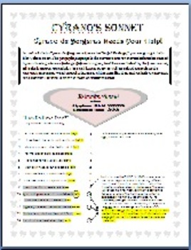 Preview of Valentine's Day Sonnet, Poetry Analysis, Narrative Writing