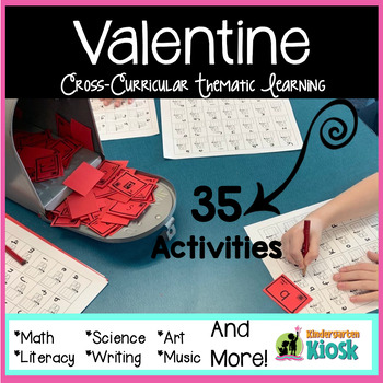 Preview of Valentine Activities Math Reading More