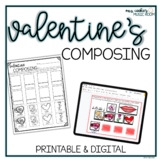 Valentines Rhythm Composing No Tech Printables or Digital