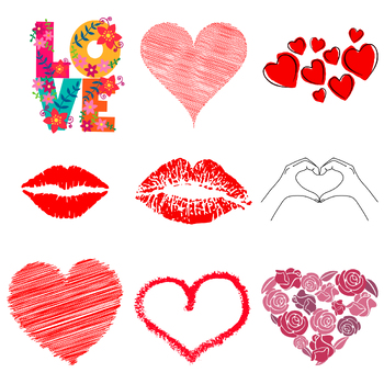 Preview of Valentines SVG, PNG and JPG Bundle #4