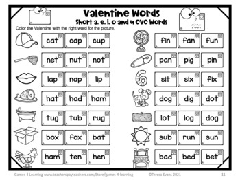 Short o Phonics Worksheets CVC Words - Academy Worksheets