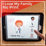 Valentines Day Speech Therapy Activities No Print AAC Core