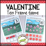 Valentines Ten Frame Game | Pre-K + K Math
