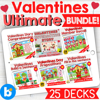 Preview of Valentines Ultimate Boom Cards Bundle