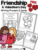 FREE Valentine's Day and Friendship Writing and Cards - Wh
