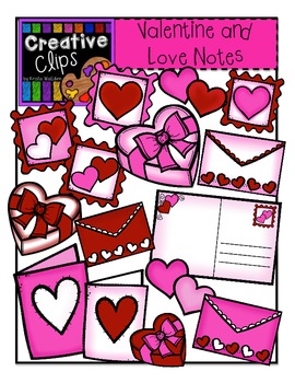 Preview of Valentines and Love Notes {Creative Clips Digital Clipart}