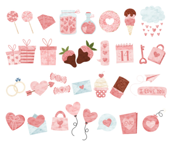 Valentine Pink Cotton Candy Icon Graphic by alteasart · Creative