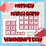 Valentines day Games Printable games memory match game lea