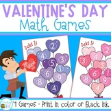 Valentine's day - math games