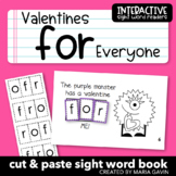 Valentine's Day Sight Word Book "Valentines for Everyone" 