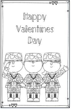 Valentines For Veterans Card By Texas Teacher Besties Tpt