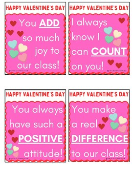 Preview of Math Valentines | Punny Valentines for your MATH Students