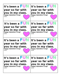 Preview of Valentines cards for students- Fun dip
