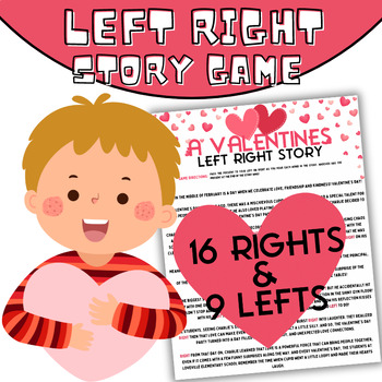 Preview of Valentines left right game story. Valentine Party Pass The present Game