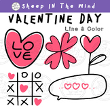 Valentive Day Clipart Design by Sheep IN The Wind