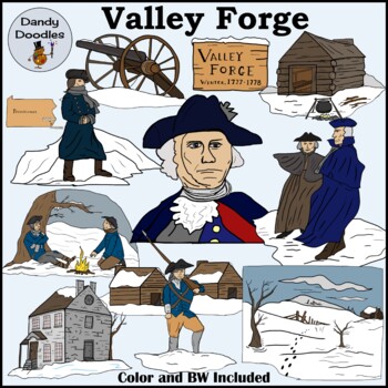 Preview of Valley Forge Clip Art