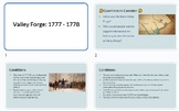 Valley Forge Primary Sources Activity