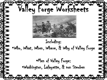 valley forge assignment