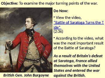 Burgoyne's Blundering Invasion (Saratoga Campaign) - ppt video online  download