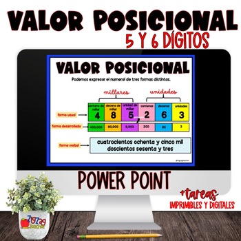 Preview of Valor Posicional - Power Point - Spanish Worksheets