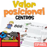 Valor Posicional Centros para segundo Español  Place Value