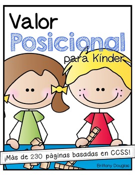 Preview of Valor Posicional para Kínder--A Kindergarten Base Ten Mega Pack in Spanish
