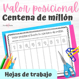 Valor posicional - Centena de millón - Place Value in Spanish