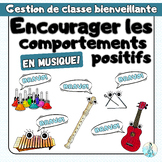 Valoriser les comportements positifs en musique: coupons, 