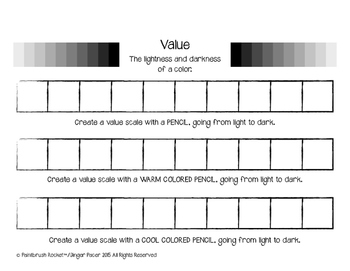 pencil value scale