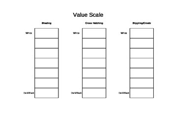 Preview of Value Scale Practice