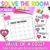 Value of a Digit Math Task Cards 1st Grade Math Centers So