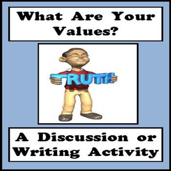 Preview of Values Activity - What Are Your Values? - Core Values Activity
