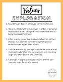 Values Exploration Worksheet