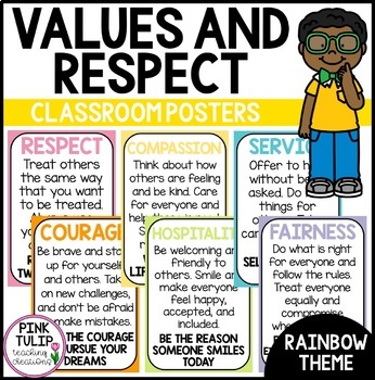 Values Poster Display - Classroom Decoration by Pink Tulip Teaching ...