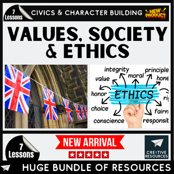 Preview of Values, Society & Ethics Middle School Unit