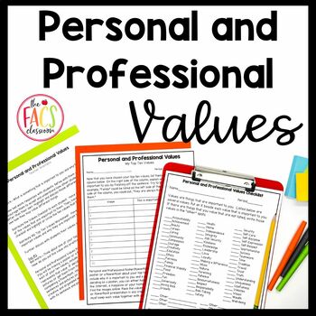 Preview of Discover Personal and Professional Values While Creating A Poster | FCS