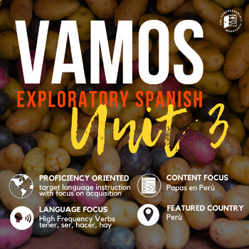 Preview of Vamos Unit 3 for Exploratory Spanish