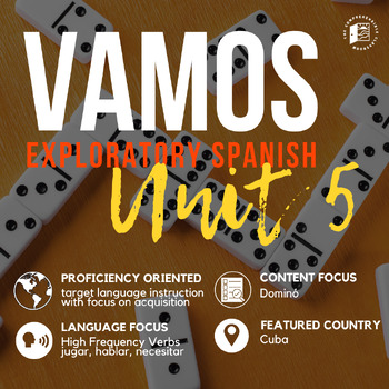 Preview of Vamos Unit 5 for Exploratory Spanish