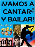 Vamos a Cantar y Bailar - Spanish Song and Cloze Activitie