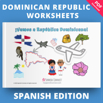 Preview of Vamos a Dominican Republic Worksheets (Spanish Edition)