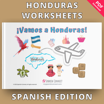 Preview of Vamos a Honduras Spanish Worksheets (Spanish Edition)