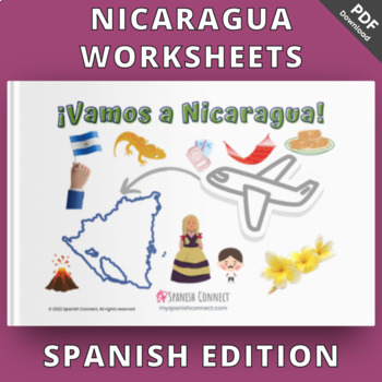 Preview of Vamos a Nicaragua Spanish Worksheets (Spanish Edition)