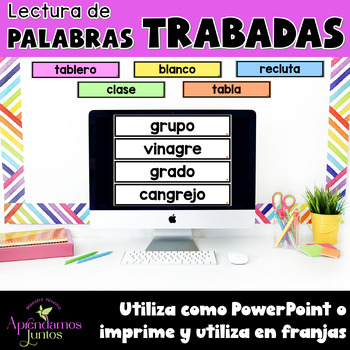 Preview of Lectura de palabras trabadas