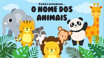 Preview of Vamos aprender... o nome dos animais!