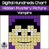 Digital Vampire Hundreds Chart Hidden Picture Activity for Halloween Math