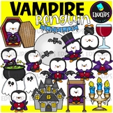 Vampire Penguin Clip Art Set {Educlips Clipart}