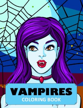 Vampires : Coloring Book by Happy Learning Paradise | TpT