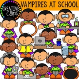 Vampires at School: Vampire Clipart {Halloween Clipart}