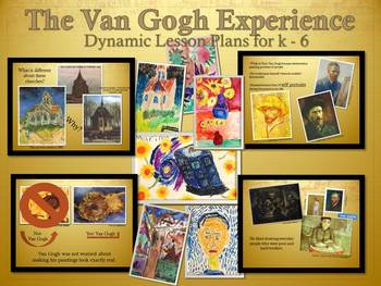 Preview of Elementary Art Lessons: Van Gogh Impressionism K-5 Bundle & Marzano and Dr Who
